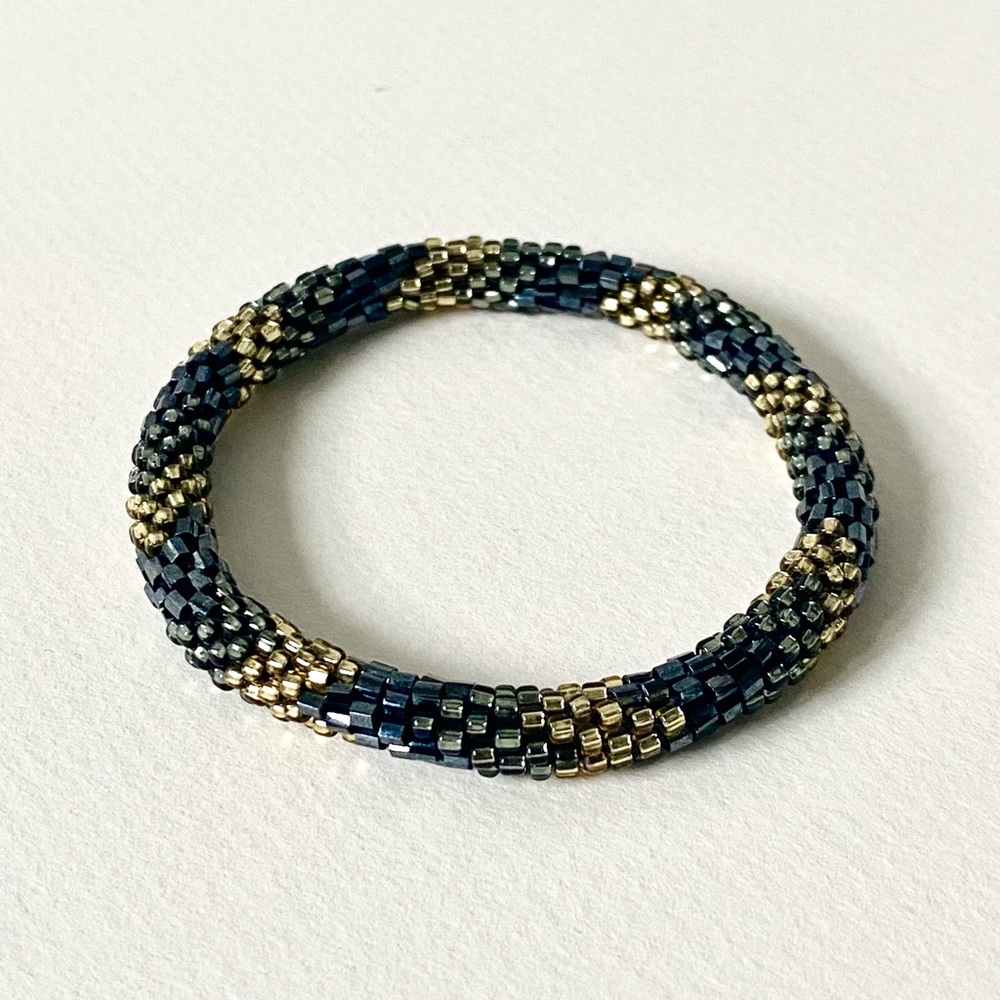 Grey/Gold mix Lily and Laura Bracelet